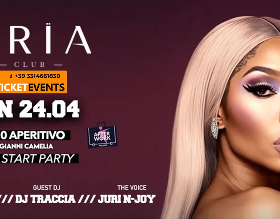 Aria Club Milano Lunedì 24 Aprile 2023