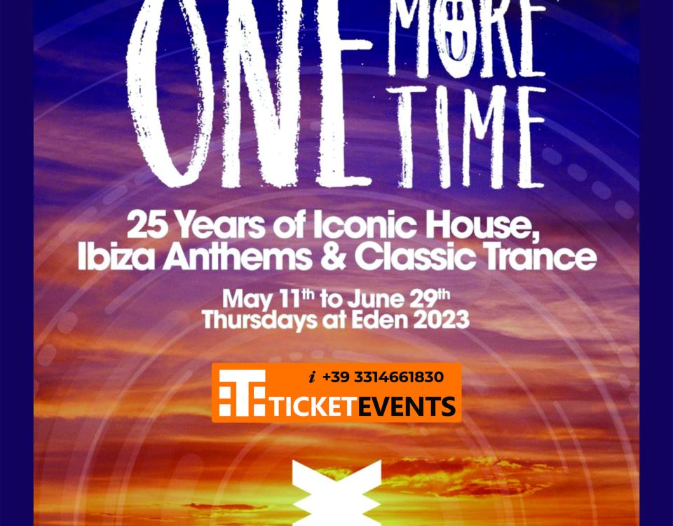 Eden One More Time Ibiza 2023 Every Thursday
