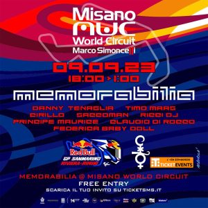 Memorabilia Misano World Circuit 9 Settembre 2023