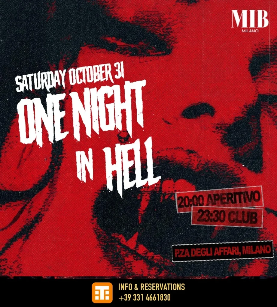 Locandina Halloween 2026 al MIB Milano