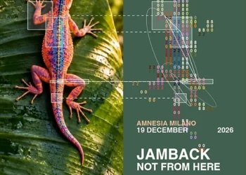 Locandina Jamback e Not From Here all’Amnesia Milano, sabato 19 dicembre 2026
