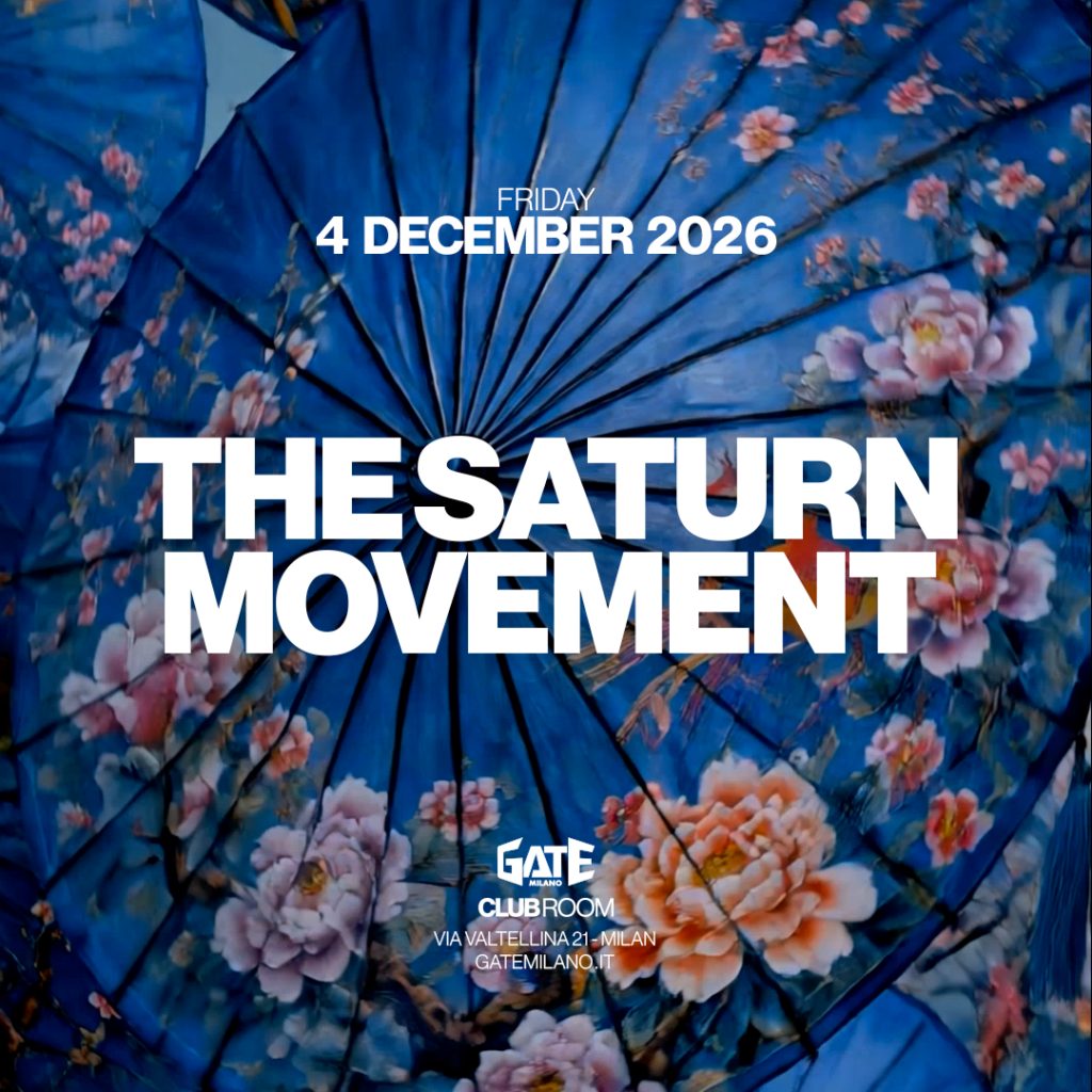 Locandina THE SATURN MOVEMENT @ Gate Milano – venerdì 4 dicembre