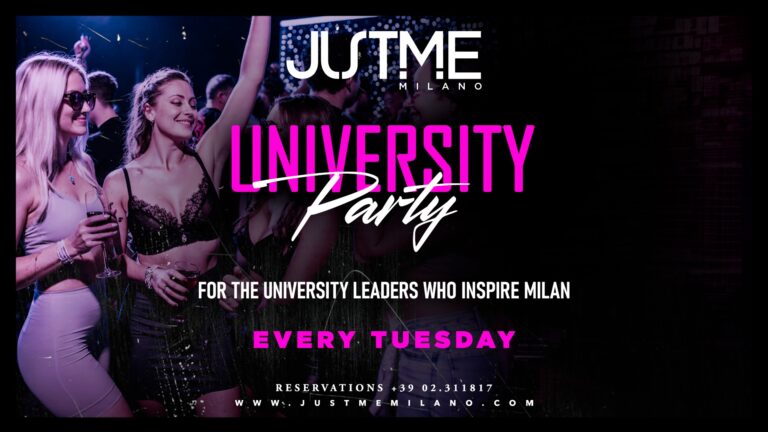University Party – JustMe Milano