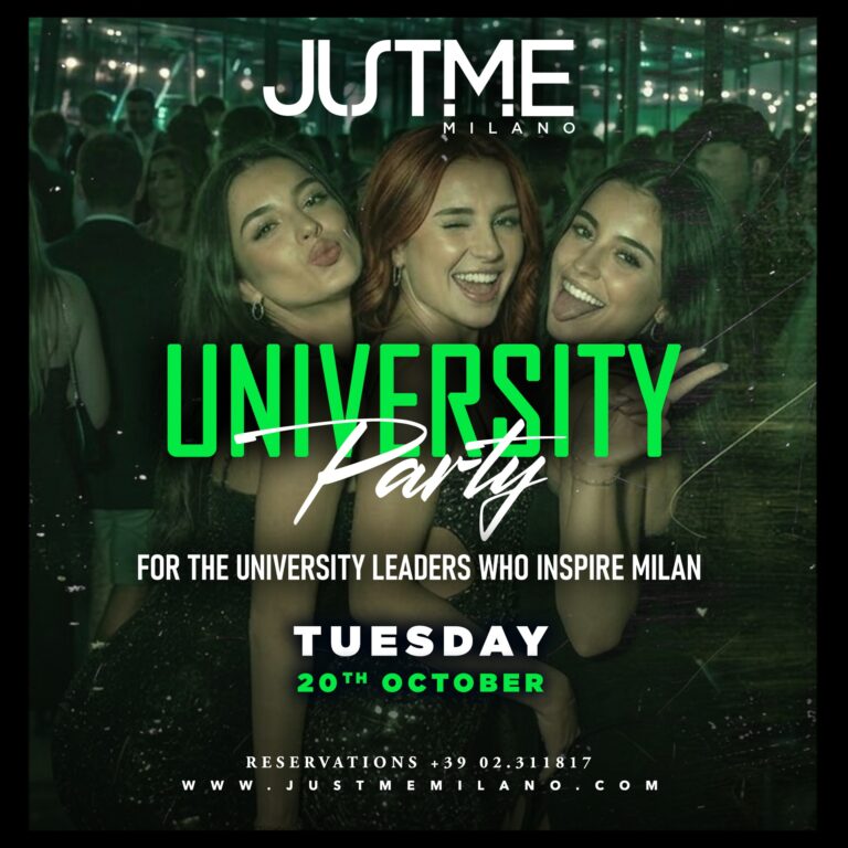 University Party – JustMe Milano